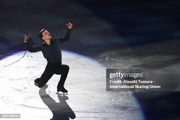 Mikhail Kolyada of Russia performs his routine in the Gala exhibition during the ISU Junior & Senior Grand Prix of Figure Skating Final at Nippon...