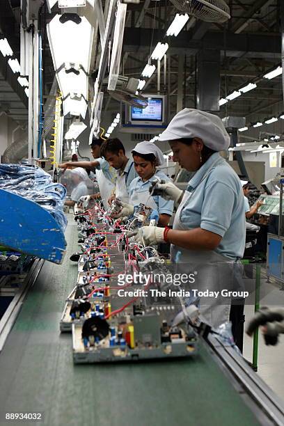 Samsung CTV plant in Noida, UP, India.