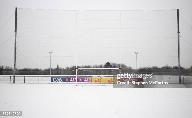 London , United Kingdom - 10 December 2017; A general view of McGovern Park following postponement of the AIB GAA Football All-Ireland Senior Club...