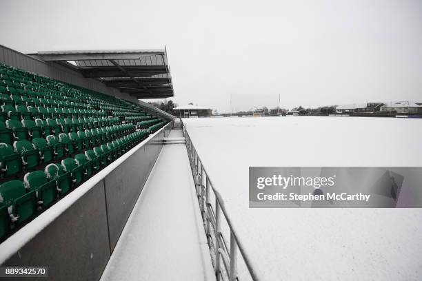 London , United Kingdom - 10 December 2017; A general view of McGovern Park following postponement of the AIB GAA Football All-Ireland Senior Club...