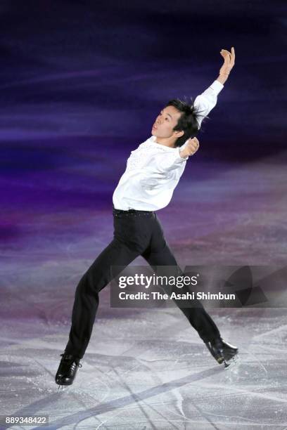 Mitsuki Sumoto of Japan performs in the gala exhibition during day four of the ISU Junior & Senior Grand Prix of Figure Skating Final at Nippon...