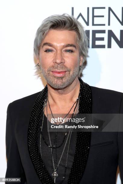 Chaz Dean arrives to his winter party 2017 benefiting Love is Louder on December 9, 2017 in Los Angeles, California.