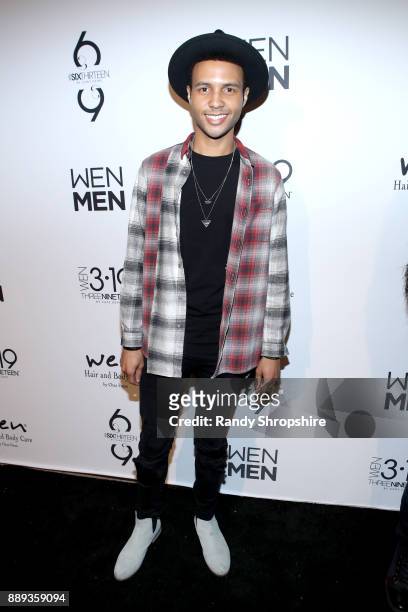 Rayvon Owen arrives to Chaz Dean winter party 2017 benefiting Love is Louder on December 9, 2017 in Los Angeles, California.