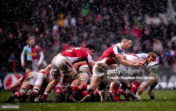 London , United Kingdom - 10 December 2017; John Cooney of Ulster during the European Rugby Champions Cup Pool 1 Round 3 match between Harlequins and...