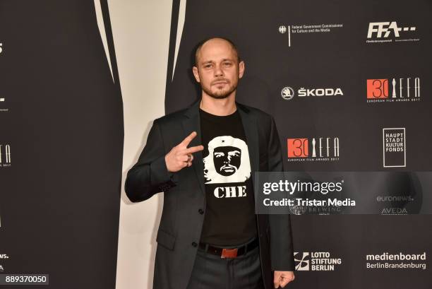 Antonio Wannek attends the European Film Awards 2017 on December 9, 2017 in Berlin, Germany.