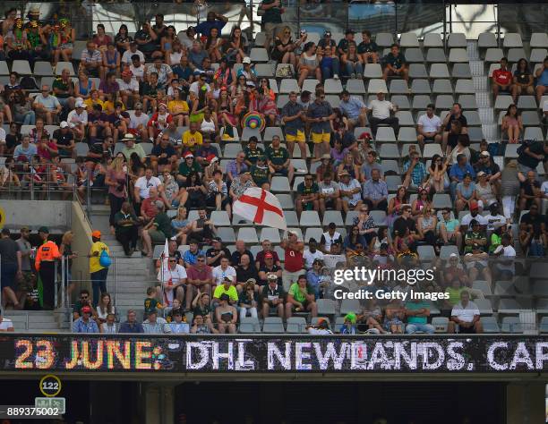 General view during day 2 of the 2017 HSBC Cape Town Sevens match between England and New Zealand at Cape Town Stadium on December 10, 2017 in Cape...