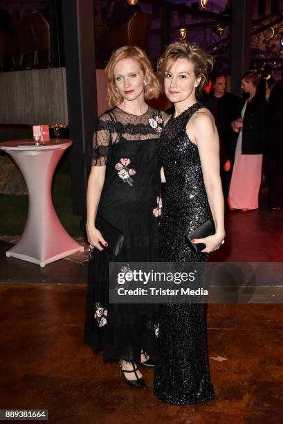 Anna Geislerova and Anamaria Marinca attend the European Film Awards 2017 on December 9, 2017 in Berlin, Germany.