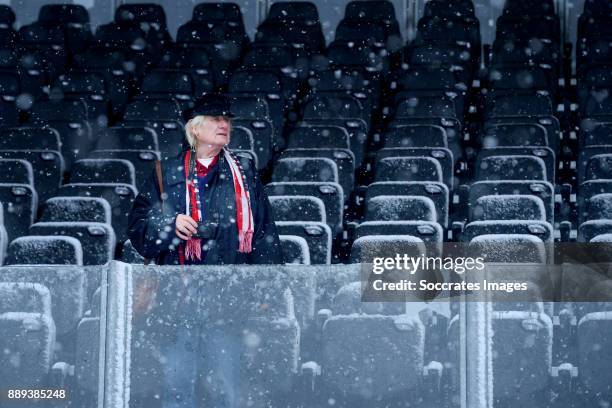 Supporter of Sparta Rotterdam during the Dutch Eredivisie match between Sparta v Vitesse at the Sparta Stadium Het Kasteel on December 10, 2017 in...