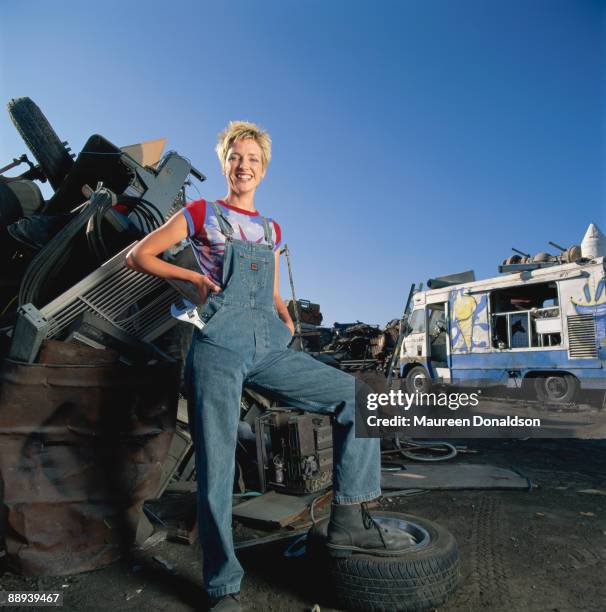 British television producer Cathy Rogers, creator of Channel 4 gameshow 'Scrapheap Challenge' and presenter of its US counterpart, 'Junkyard Wars',...