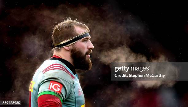 London , United Kingdom - 10 December 2017; Joe Marler of Harlequins during the European Rugby Champions Cup Pool 1 Round 3 match between Harlequins...