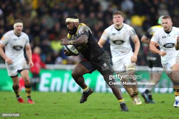 Levani Botia of La Rochelle during the European Champions Cup match between La Rochelle and London Wasps on December 10, 2017 in La Rochelle, France.