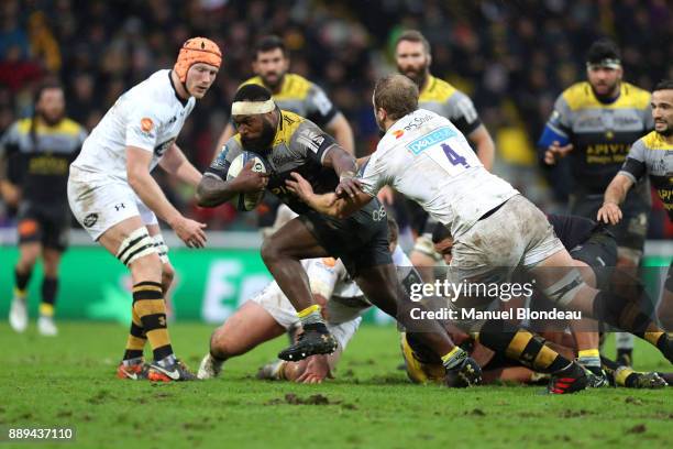 Levani Botia of La Rochelle during the European Champions Cup match between La Rochelle and London Wasps on December 10, 2017 in La Rochelle, France.