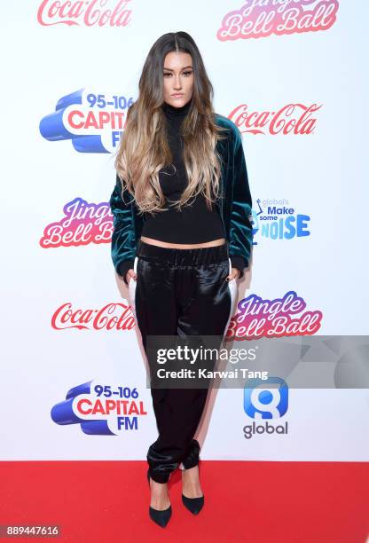 Dakota attends the Capital FM Jingle Bell Ball with Coca-Cola at The O2 Arena on December 9, 2017 in London, England.
