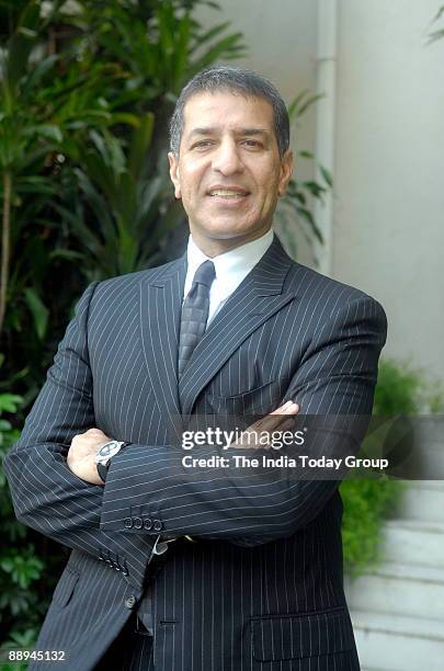 Rajan Mittal, Managing Director, Bharti Enterprises, poses during the press conference in Delhi, India. Potrait