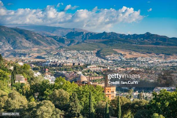 albaicín, granada, spain. - albaicín stock pictures, royalty-free photos & images