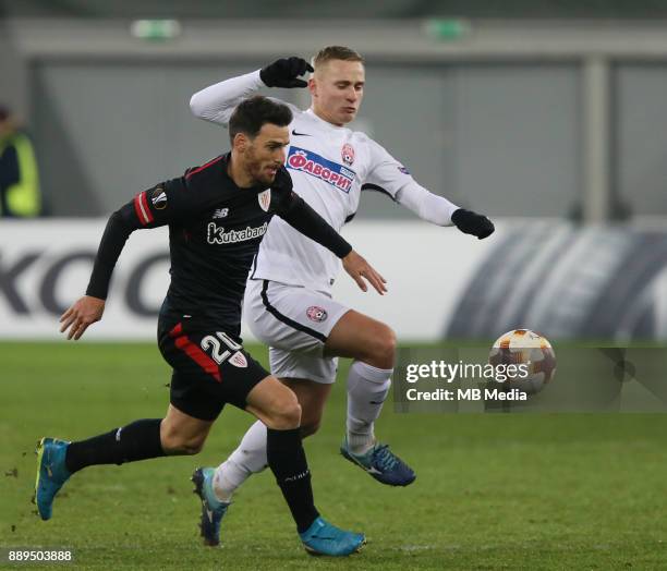 Aritz Aduriz of Athletic Bilbao. UEFA Europa League Group J match between Zorya Luhansk and Athletic Bilbao at Arena Lviv in Lviv, Ukraine. December...