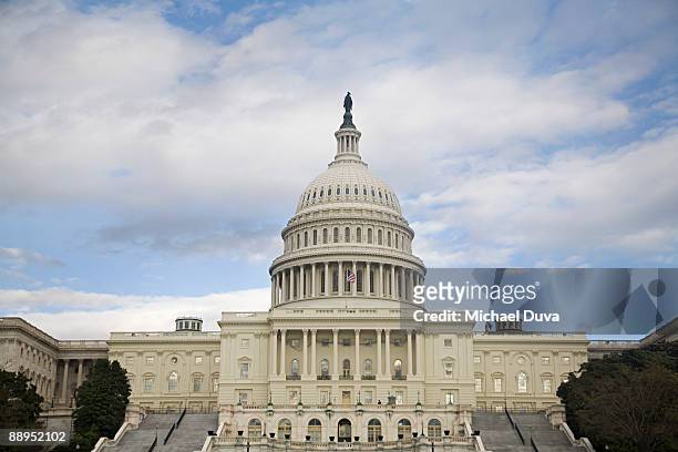 us capitol building, senate and house  - congress stock pictures, royalty-free photos & images