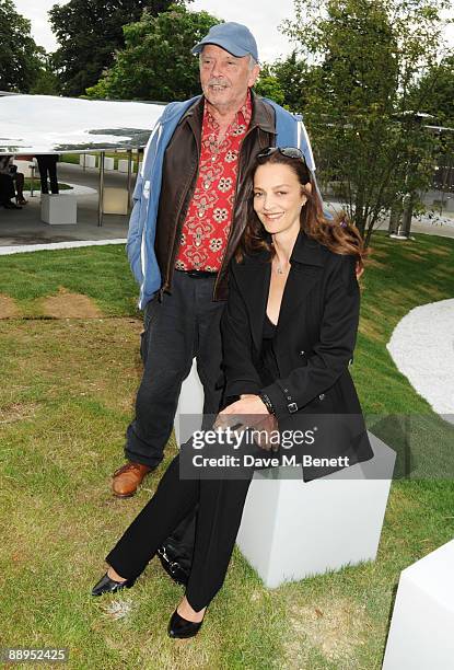 David Bailey and wife Catherine attend the Serpentine Gallery Summer Party, at The Serpentine Gallery on July 9, 2009 in London, England.