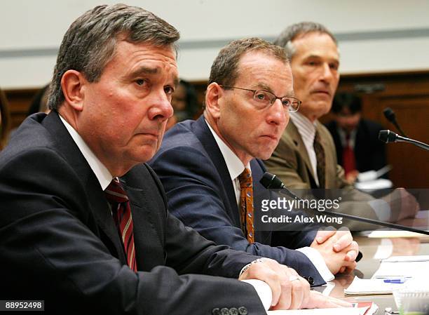 Director of the White House Office of National Drug Control Policy Gil Kerlikowske, Assistant Attorney General Lanny Breuer in the Justice...