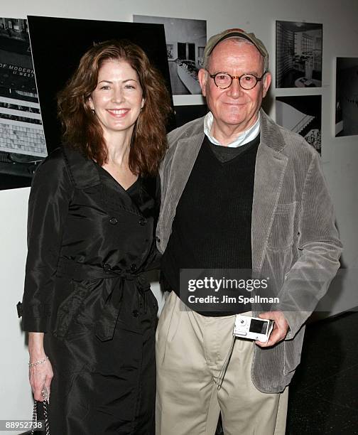 Dana Delany and Buck Henry