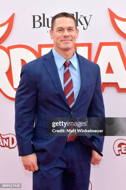 John Cena attends the screening of 20th Century Fox's "Ferdinand" at Zanuck Theater at 20th Century Fox Lot on December 10, 2017 in Los Angeles,...