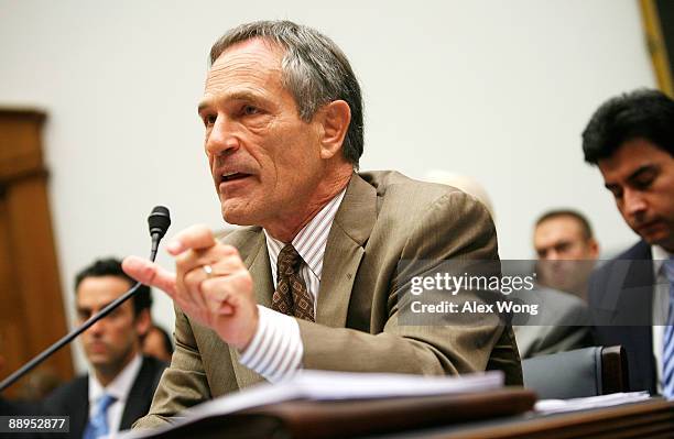 Assistant Homeland Security Secretary Alan Bersin of the Office of International Affairs testifies during a hearing before the House Oversight and...