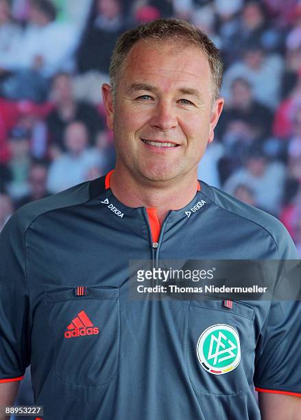 Helmut Fleischer poses during the German Football Association referee meeting on July 9, 2009 in Altensteig, Germany.