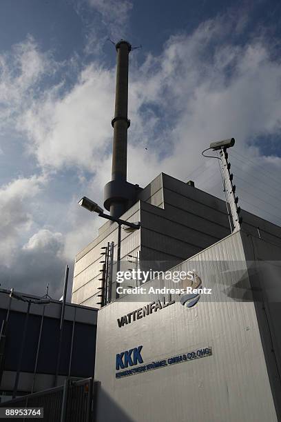 View of the Kruemmel nuclear power plant, operated by Swedish energy giant Vattenfall, is taken on July 9, 2009 in Kruemmel near Hamburg, Germany....