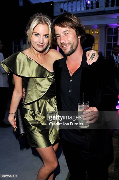 Melissa Montgomery and Jay Kay attend the annual summer party at The Serpentine Gallery on July 9, 2009 in London, England.