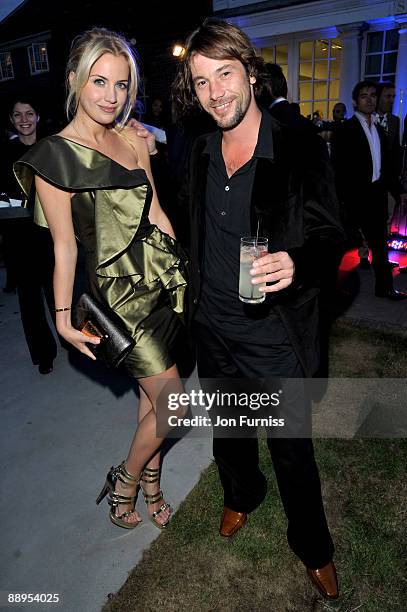 Melissa Montgomery and Jay Kay attend the annual summer party at The Serpentine Gallery on July 9, 2009 in London, England.