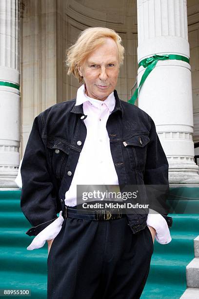 Claude Montana attends the celebration of Me Carven 100 birthday cocktail at Musee Galliera on July 9, 2009 in Paris, France.