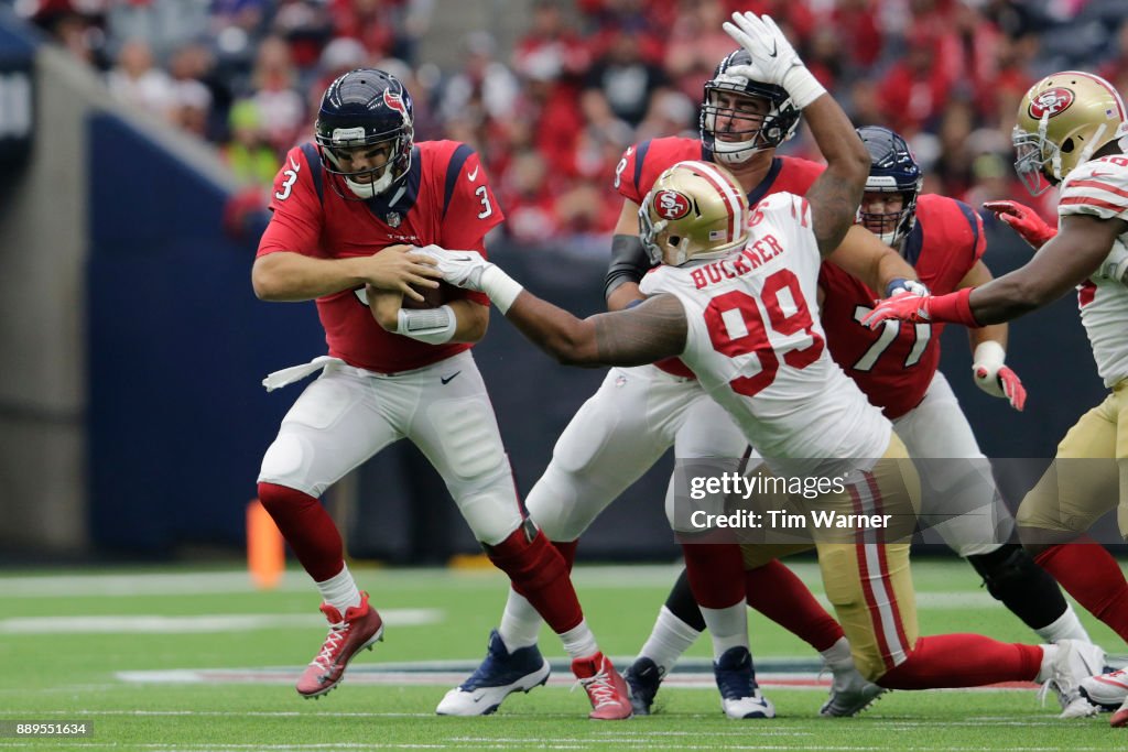 San Francisco 49ers v Houston Texans