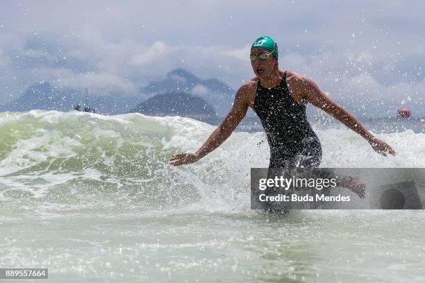 Betina Lorscheitter of Brazil in action on the course at Copacabana Beach during the Rei e Rainha do Mar 2017 on December 10, 2017 in Rio de Janeiro,...