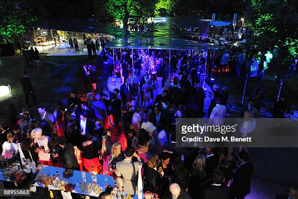 General view at the Serpentine Gallery Summer Party, at The Serpentine Gallery on July 9, 2009 in London, England.