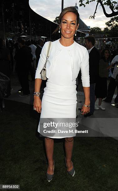 Tara Palmer Tomkinson attends the Serpentine Gallery Summer Party, at The Serpentine Gallery on July 9, 2009 in London, England.