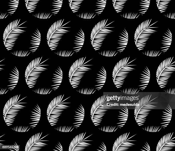 palm pattern - coconut pattern stock illustrations