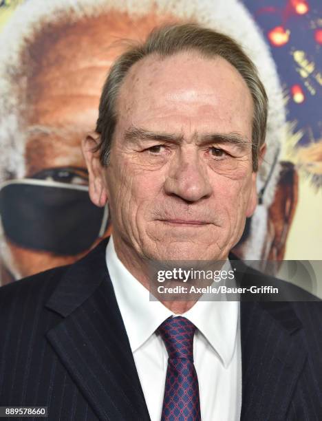 Actor Tommy Lee Jones arrives at the premiere of 'Just Getting Started' at ArcLight Hollywood on December 7, 2017 in Hollywood, California.