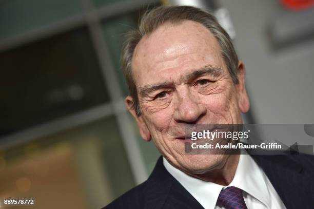 Actor Tommy Lee Jones arrives at the premiere of 'Just Getting Started' at ArcLight Hollywood on December 7, 2017 in Hollywood, California.