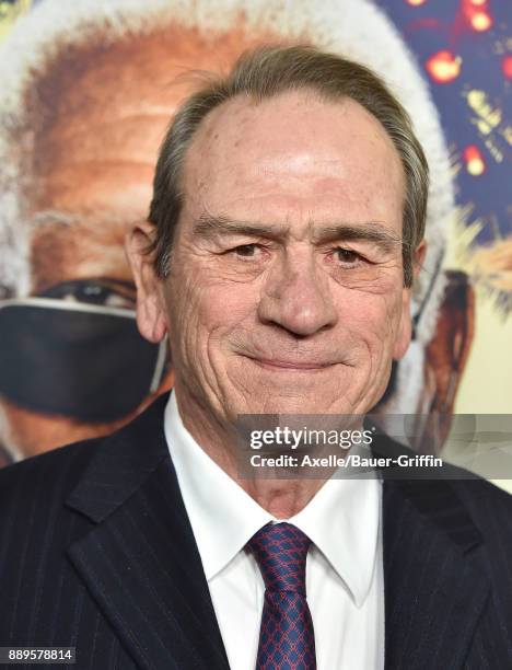 Actor Tommy Lee Jones arrives at the premiere of 'Just Getting Started' at ArcLight Hollywood on December 7, 2017 in Hollywood, California.