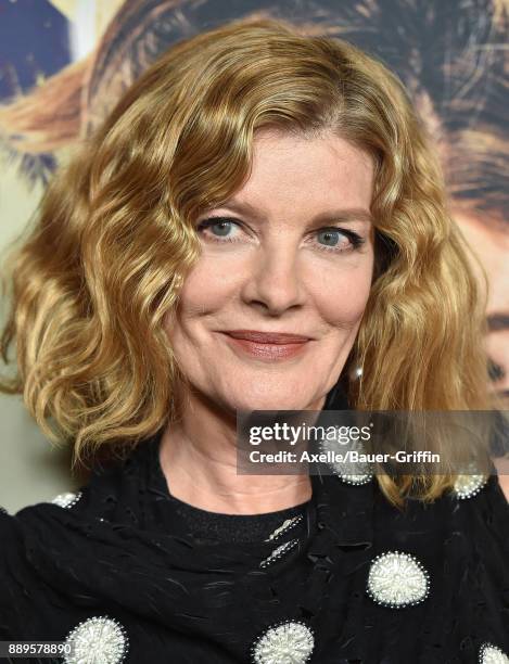 Actress Rene Russo arrives at the premiere of 'Just Getting Started' at ArcLight Hollywood on December 7, 2017 in Hollywood, California.