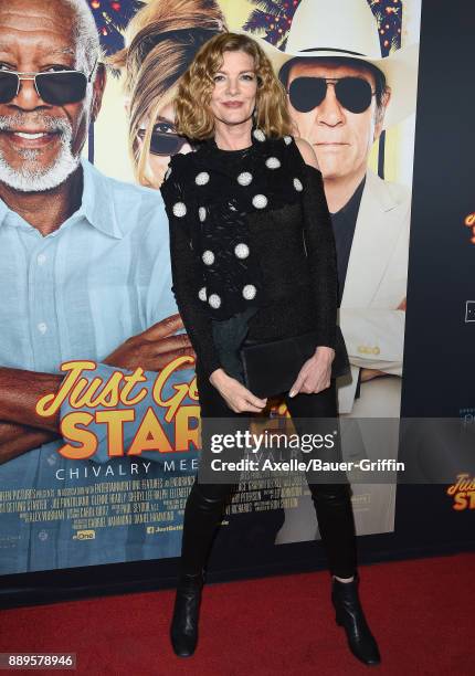 Actress Rene Russo arrives at the premiere of 'Just Getting Started' at ArcLight Hollywood on December 7, 2017 in Hollywood, California.