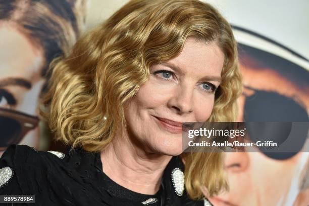 Actress Rene Russo arrives at the premiere of 'Just Getting Started' at ArcLight Hollywood on December 7, 2017 in Hollywood, California.