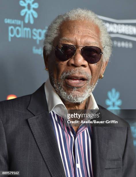 Actor Morgan Freeman arrives at the premiere of 'Just Getting Started' at ArcLight Hollywood on December 7, 2017 in Hollywood, California.