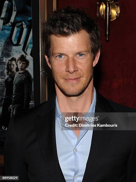 Actor Eric Mabius attends the "Harry Potter and the Half-Blood Prince" premiere at Ziegfeld Theatre on July 9, 2009 in New York City.