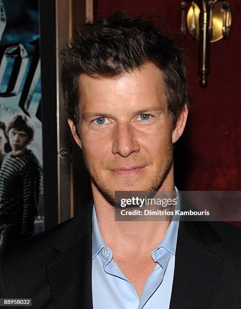Actor Eric Mabius attends the "Harry Potter and the Half-Blood Prince" premiere at Ziegfeld Theatre on July 9, 2009 in New York City.