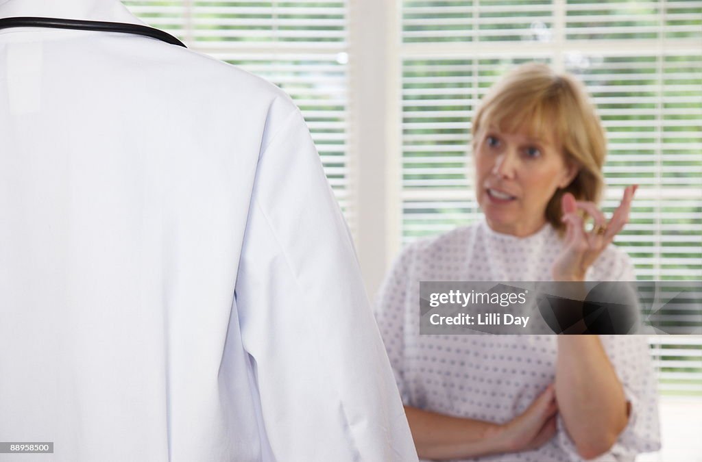 Woman Talking to her Doctor