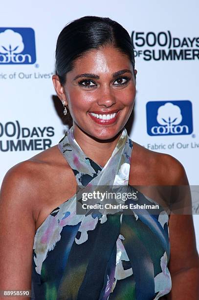 Designer Rachel Roy attends a screening of "500 Days of Summer" hosted by the Cinema Society with Brooks Brothers & Cotton at the Tribeca Grand...