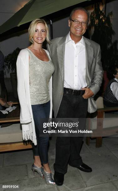 Actor Kelsey Grammer and Camille Grammer attend an after party following a screening of "500 Days Of Summer" hosted by The Cinema Society with Brooks...