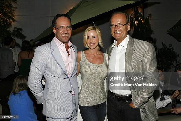 Andrew Saffir, Camille Grammer, and actor Kelsey Grammer attend an after party following a screening of "500 Days Of Summer" hosted by The Cinema...