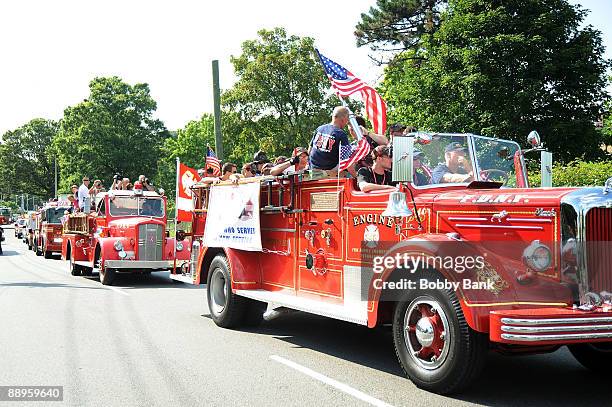 Atmosphere at the 2009 Wounded Warrior Project Adaptive Sports Program at Firehouse Rescue on July 9, 2009 in New York City.